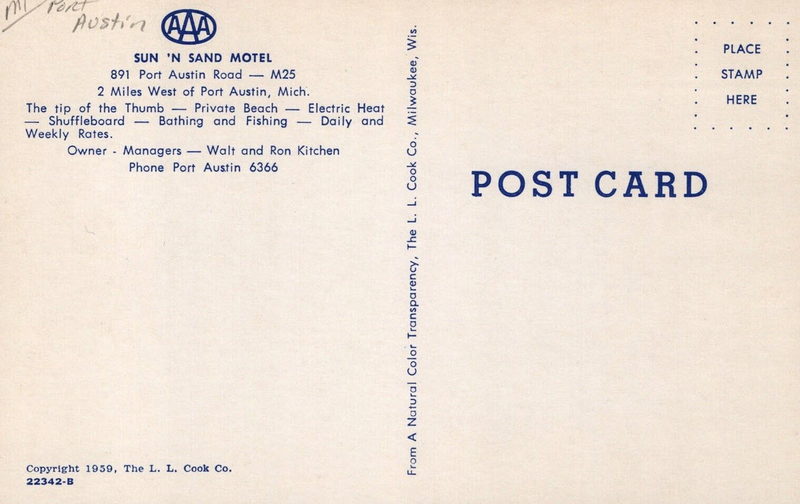 Sun-n-Sand Motel - Sun-Sand Postcard (newer photo)